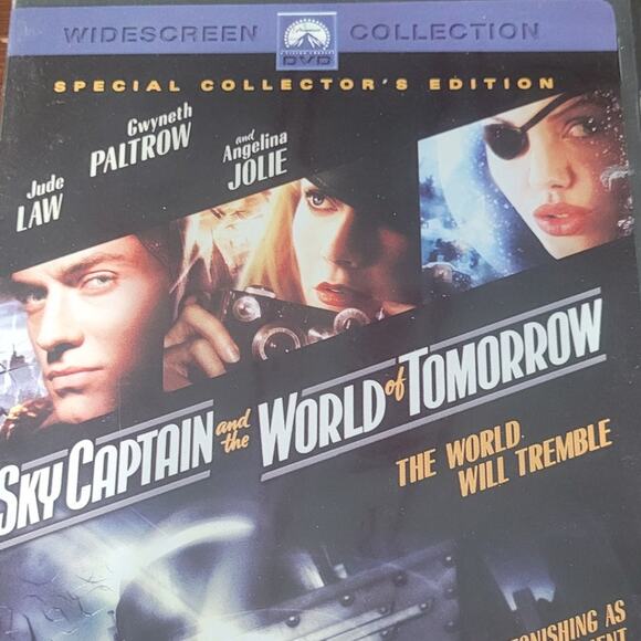Sky Captain DVD Widescreen Sci-Fi Adventure Jude Law Gwyneth Paltrow J-Lo, 2004 - Picture 2 of 4